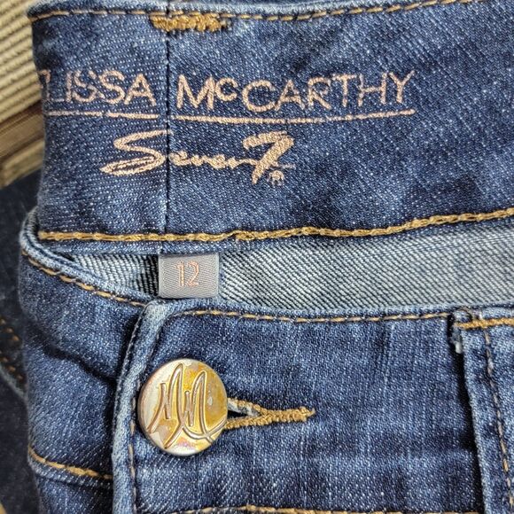 Melissa McCarthy Seven7 Jeans Womens 12 Blue Skinny Slimming Silhouette System - Picture 13 of 16